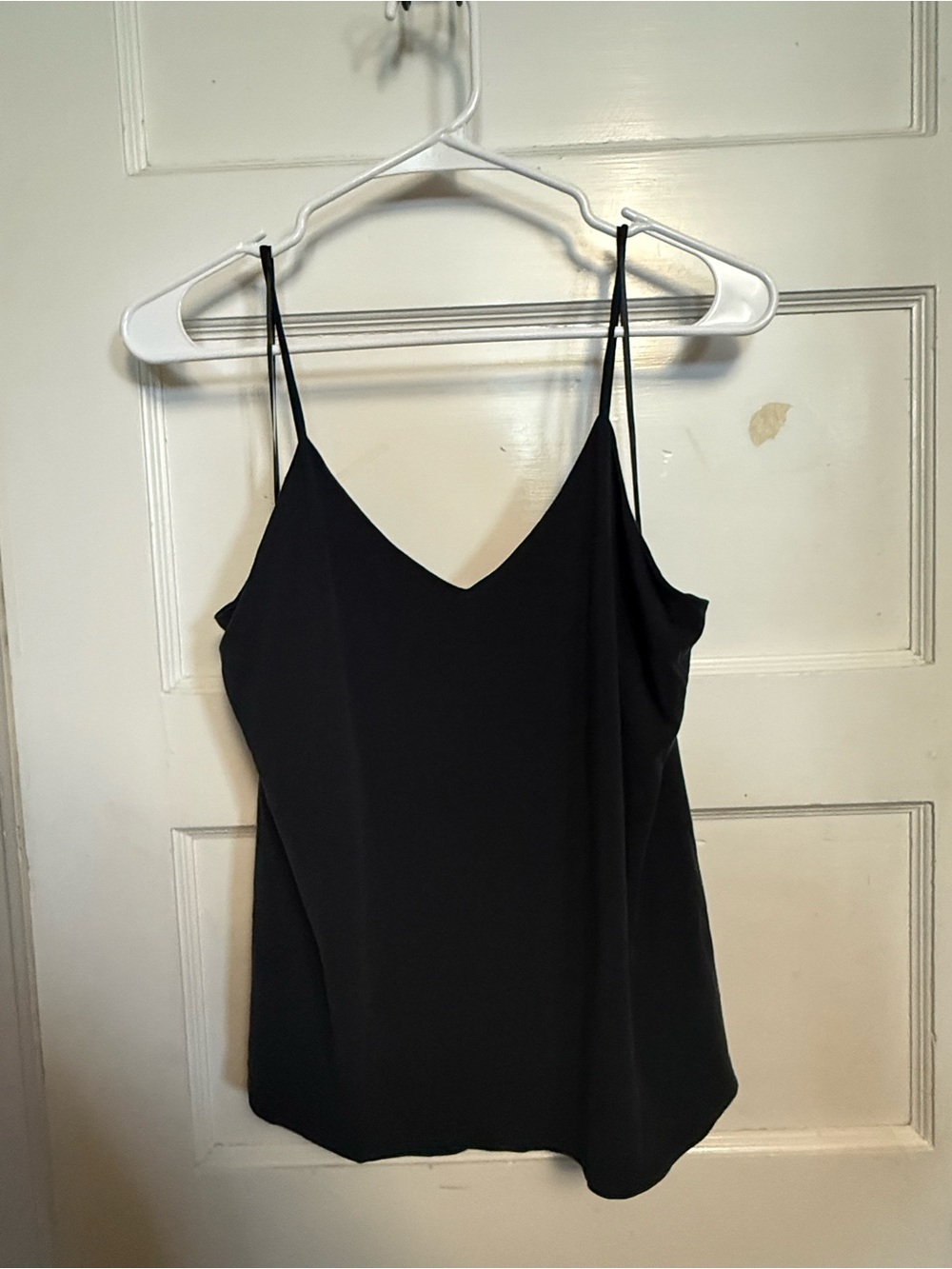 Double Zero v-neck black soft cami top Size Large #doublezero
